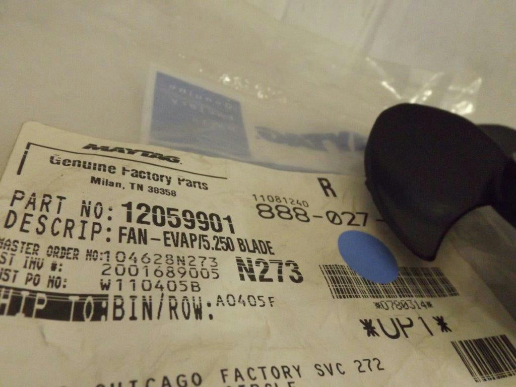 MAYTAG WHIRLPOOL REFRIGERATOR 12059901 EVAP FAN NEW MAYTAG WHIRLPOOL REFRIGERATOR 12059901 EVAP FAN NEW